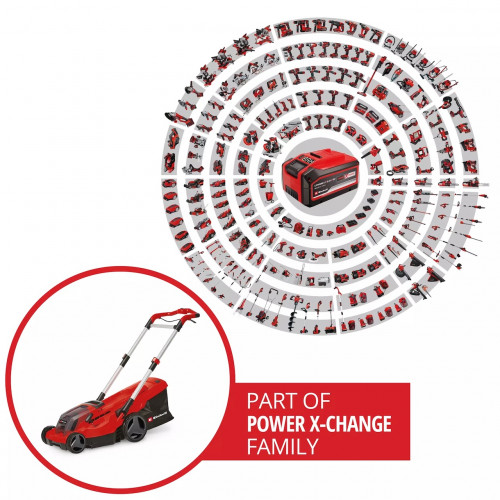 Tondeuse à gazon sans fil - GP-CM 36/450 - 36 V Twin-Pack - Largeur de coupe 38 cm - 2 batteries 4,0 Ah RECONDITIONNE - EINHELL 