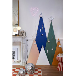 Lampe Pop S, céramique, chromé E27 H20cm - LX FRANCE