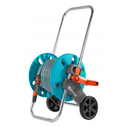 Dévidoir sur roues - CleverRoll S équipé 25 m - tuyau 15 mm avec pistolet de marque GARDENA, référence: B9745100