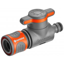 Raccord de Tuyau avec vanne de régulation de marque GARDENA, référence: J7873500
