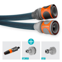 Kit tuyau Liano™Xtreme 20m, Ø 13mm + pièces GARDENA System - ultra résistant - GARDENA