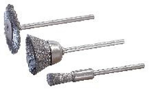 1 brossette acier pinceau 4 mm