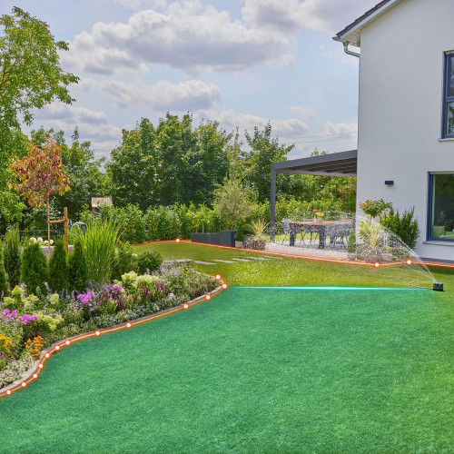 Arroseur solaire programmable - AquaPrecise - Jusqu’à 320 m² - Contrôle Bluetooth® - GARDENA