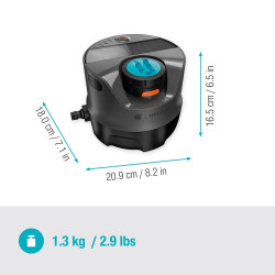 Arroseur solaire programmable - AquaPrecise - Jusqu’à 320 m² - Contrôle Bluetooth® - GARDENA