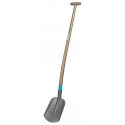 Pelle à sable à bords courbés NatureLine FSC 100% - poignée en T ergonomique de marque GARDENA, référence: B7172400