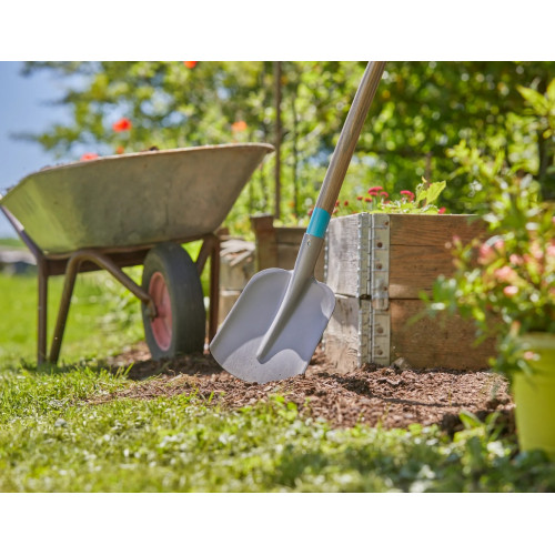 Pelle à sable à bords courbés NatureLine FSC 100% - poignée en T ergonomique - GARDENA