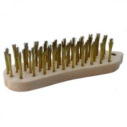 Brosse violon (5 rangs fils souple acier laitonné) de marque OUTIFRANCE , référence: B1741300