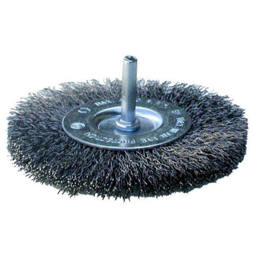 Brosse metallique rotative plate 50 mm - OUTIFRANCE 