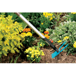 Serfouette combisystem - lame droite + deux dents - GARDENA