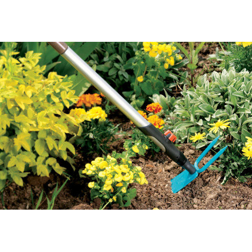 Serfouette combisystem - lame droite + deux dents - GARDENA