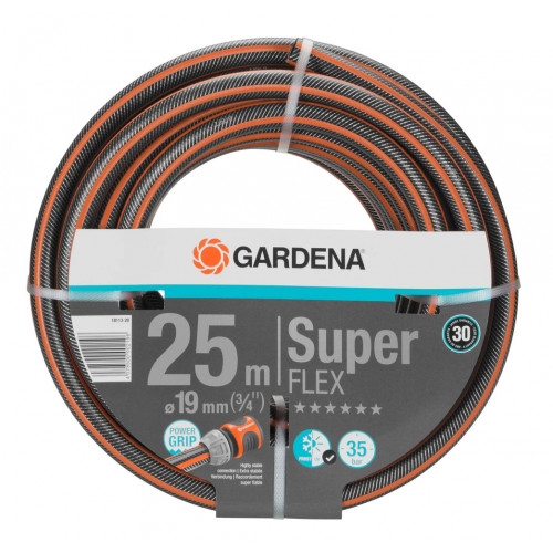 Tuyau d'arrosage SuperFlex Ø 19 mm - 25 m - GARDENA
