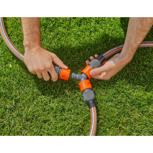 Dérivation d'arrosage Grand débit en Y - 19 mm - GARDENA