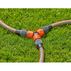 Dérivation d'arrosage Grand débit en Y - 19 mm - GARDENA