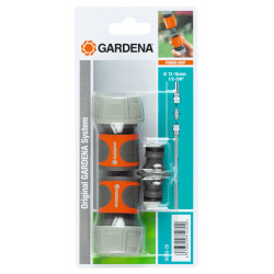 Nécessaire de connexion pour tuyau d'arrosage Ø 19 mm de marque GARDENA, référence: J3393800