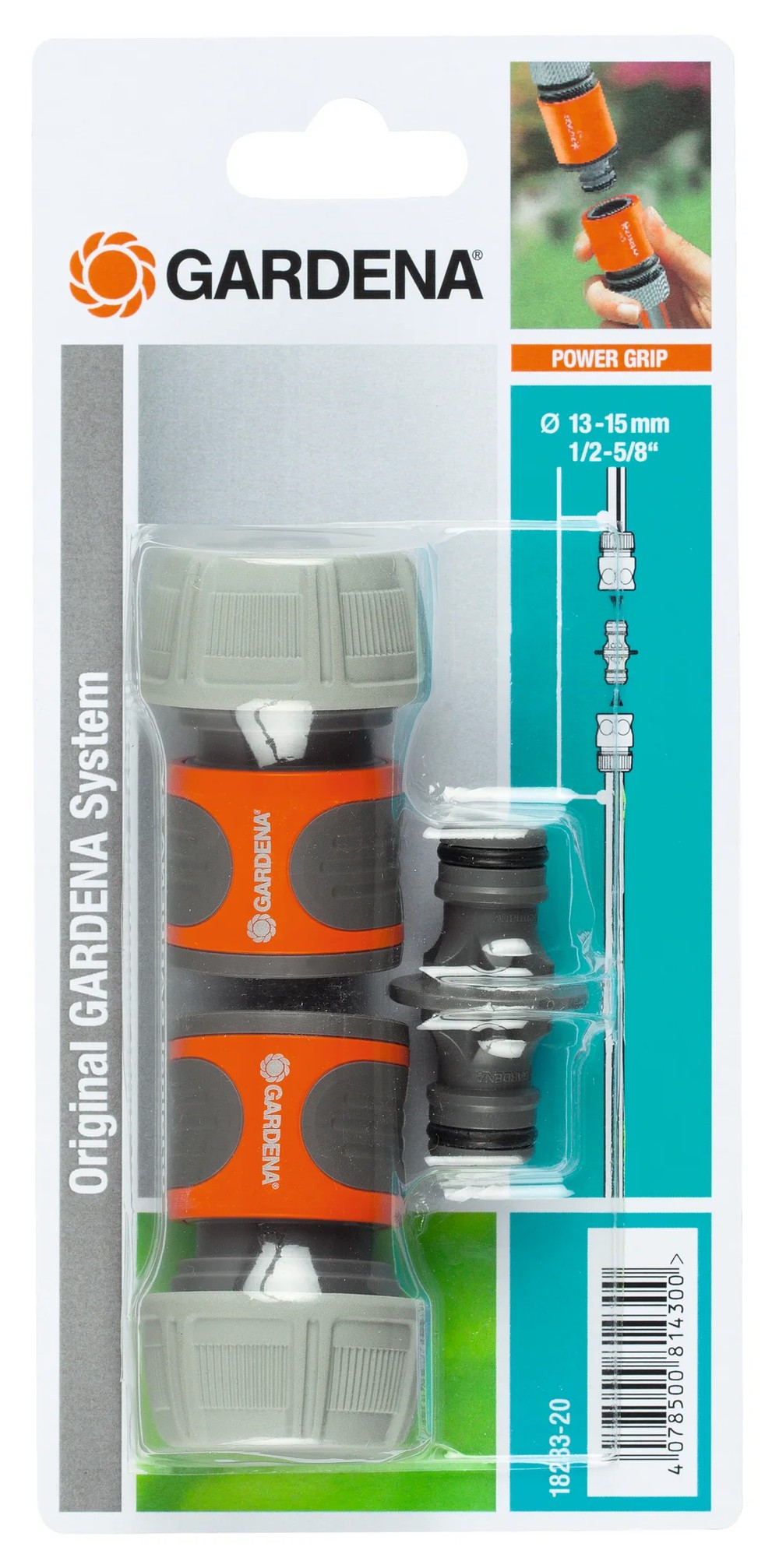 Kit d'arrosage GARDENA pour tuyau Ø19mm 2 raccords rapides Connecteur adapté Garantie - vue 3
