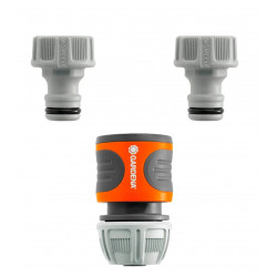 Nécessaire de raccordement pour robinet 20/27 et tuyau Ø 13 - 15 mm de marque GARDENA, référence: J3394000