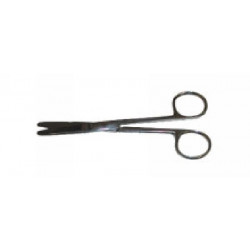 Ciseaux inox bouts ronds 130 mm - OUTIFRANCE 