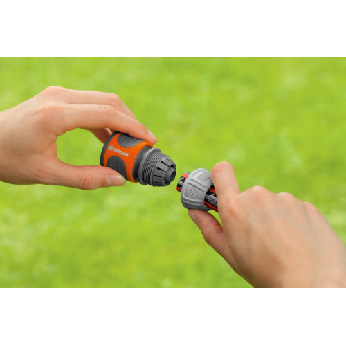 Nécessaire de raccordement pour robinet 20/27 et tuyau Ø 13 - 15 mm - GARDENA