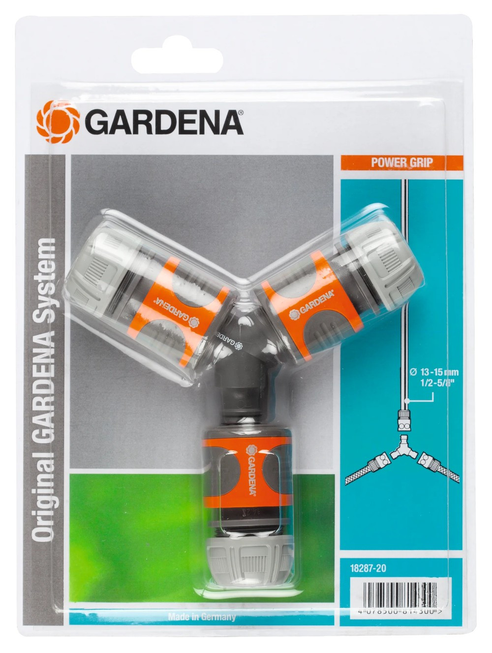 GARDENA Nécessaire de dérivation – Raccordement triple – Compatibilité Original GARDENA System – Robuste – Garantie - vue 3