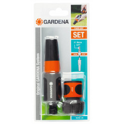 Nécessaire d'arrosage 19 mm pour équiper un tuyau Ø 19 mm de marque GARDENA, référence: J3394300