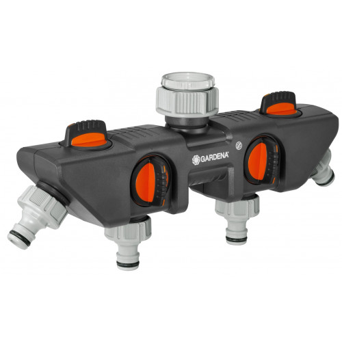 Sélecteur d'arrosage sur robinet 4 circuits - GARDENA