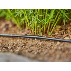 Tuyau d'irrigation à goutteurs intégrés 15 m - 4.6 mm - GARDENA