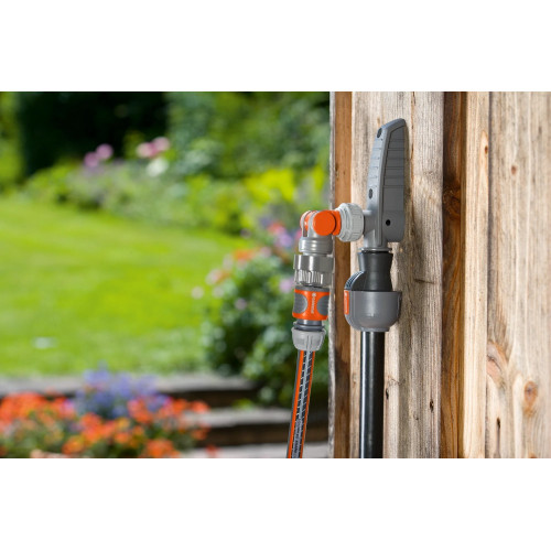 Prise d'eau avec nez de robinet articulé d'arrosage - GARDENA