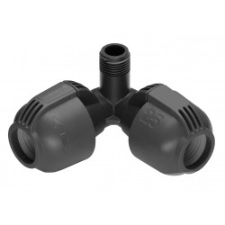 Raccord d'angle d'arrosage enterré 25 mm mâle 1/2" de marque GARDENA, référence: J374000