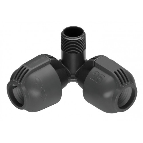 Raccord d'angle d'arrosage enterré 25 mm mâle 3/4" - GARDENA