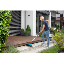 Balai de cantonnier combisystem sans manche - GARDENA