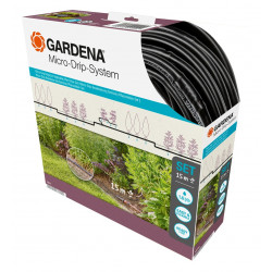 Kit d'irrigation Micro-Drip system pour les haies - 15 m - 4,6 mm de marque GARDENA, référence: J3924100