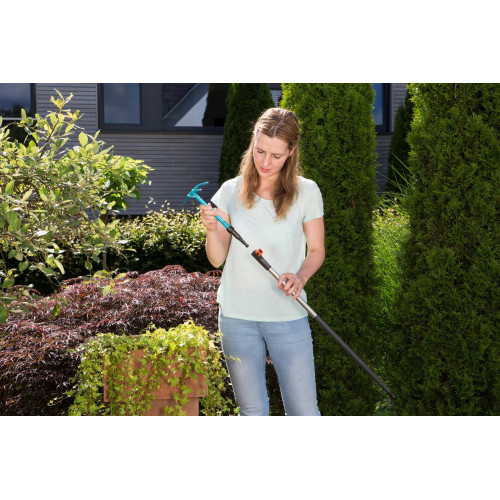 Serfouette à fleurs combisystem Panne et fourche 3 dents - GARDENA