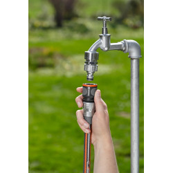 Raccord d'arrosage rapide Premium pour tuyau Ø 15 mm - GARDENA