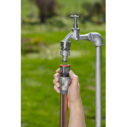 Raccord d'arrosage rapide Premium pour tuyau Ø 19 mm - GARDENA