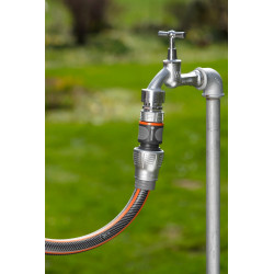 Raccord d'arrosage rapide Premium pour tuyau Ø 19 mm - GARDENA