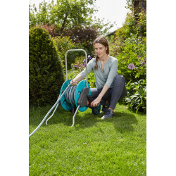 Dévidoir d'arrosage sur roues Aquaroll M - non équipé - GARDENA