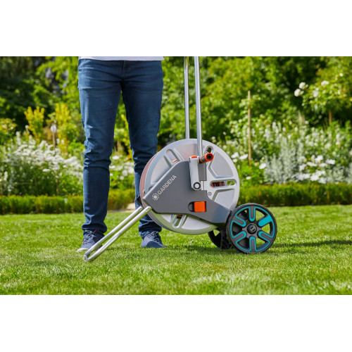 Dévidoir sur roues AquaRoll M Metal - GARDENA