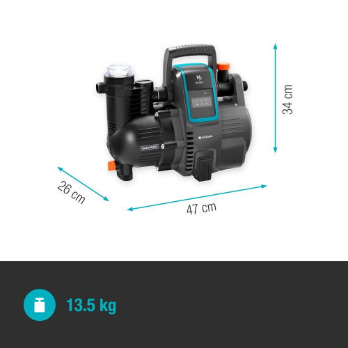 Station de pompage connectée - 5000 l/h - 1300 w. - GARDENA