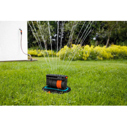 Arroseur oscillant escamotable OS 140 - surfaces carrées ou rectangulaires - 2 à 140 m² - GARDENA