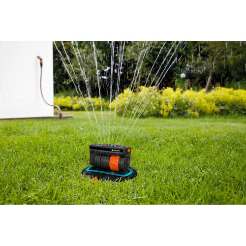 Arroseur oscillant escamotable OS 140 - surfaces carrées ou rectangulaires - 2 à 140 m² - GARDENA