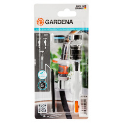 Adaptateur de robinet d'intérieur - filetages mâle (M22 x 1) ou femelle (M24 x 1) - GARDENA
