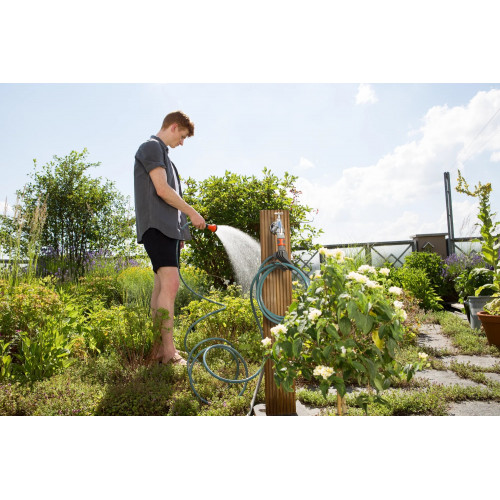 Tuyau spiral avec support intégré - pour balcons et terrasses - 7,5 m - GARDENA