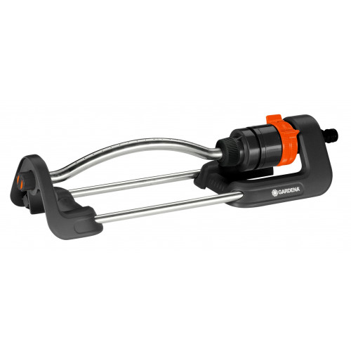 Arroseur oscillant Aqua S - arrosage : 90 à 220 m² - portée 7 à 17 m - largeur max. : 13 m - GARDENA
