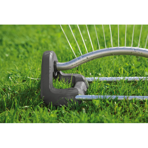 Arroseur oscillant Aqua S - arrosage : 90 à 220 m² - portée 7 à 17 m - largeur max. : 13 m - GARDENA