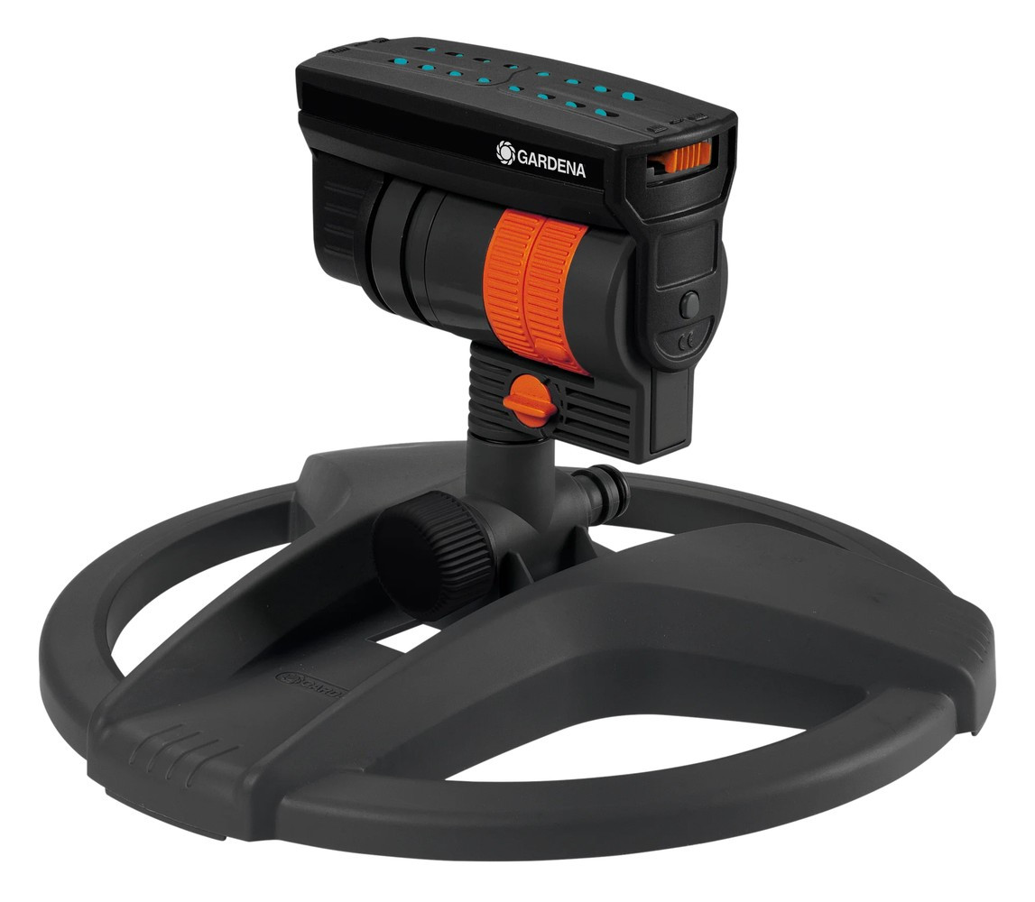 Arroseur oscillant AquaZoom compact - petites surfaces - portée 3 à 16 m - largeur 3 à 12 m