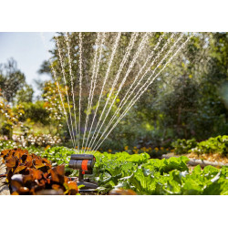 Arroseur oscillant AquaZoom compact - petites surfaces - portée 3 à 16 m - largeur 3 à 12 m - GARDENA