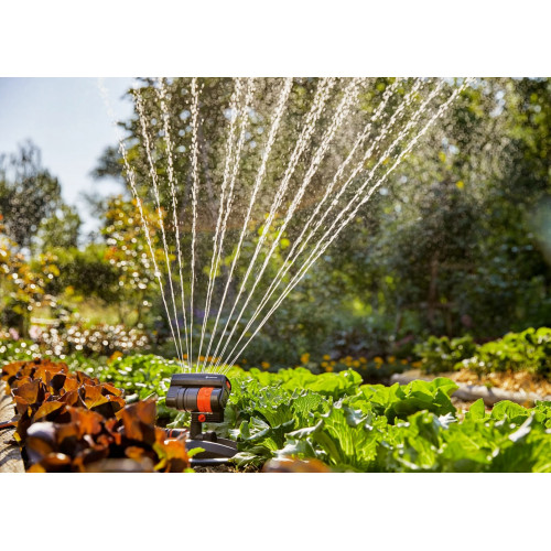 Arroseur oscillant AquaZoom compact - petites surfaces - portée 3 à 16 m - largeur 3 à 12 m - GARDENA