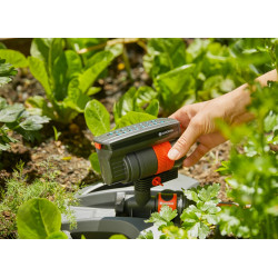 Arroseur oscillant AquaZoom compact - petites surfaces - portée 3 à 16 m - largeur 3 à 12 m - GARDENA