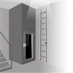 Kit de fixation à fermeture pour échelles simples - OUTIFRANCE 