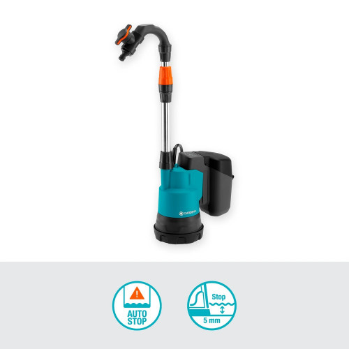 Pompe pour collecteur d'eau de pluie 2000/2 18V P4A - GARDENA